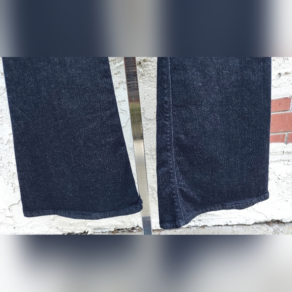 4/27 tall 26x34 LUCKY BRAND stretch black high rise button jean THE BELL FLARE - Picture 12 of 13